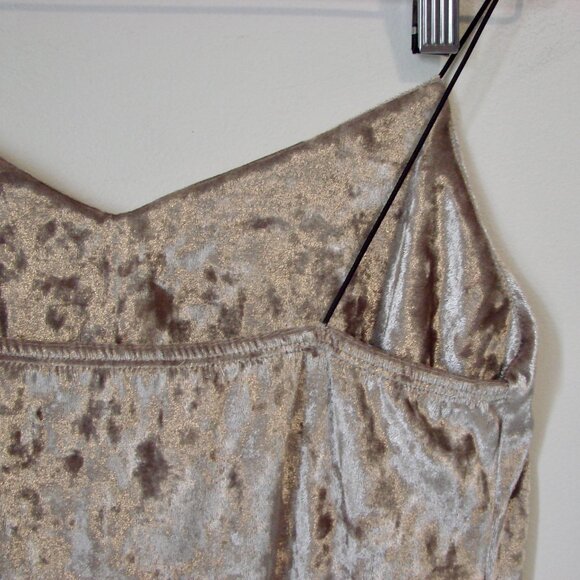 Polly & Esther Velvet Mini Slip Dress Spaghetti Straps Bodycon Party Medium - Picture 15 of 16